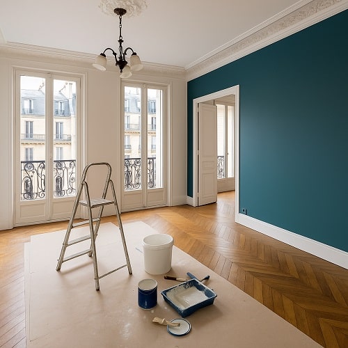 Travaux de peinture intérieure